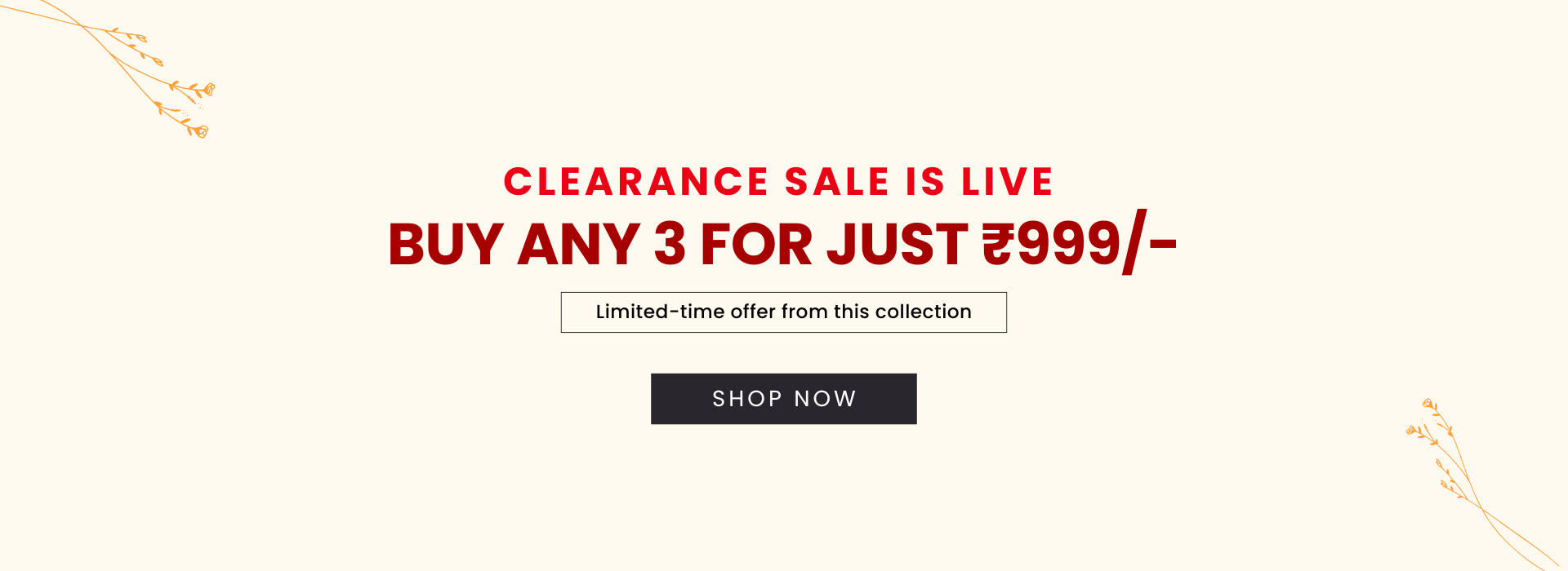 Clearance Sale Clearance Sale